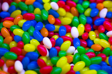Fototapeta na wymiar Colourful jelly beans.