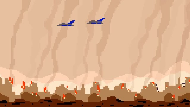 pixel art war jet