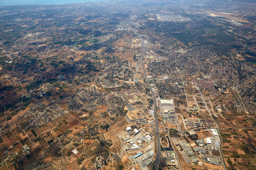 Valencia CV-35 Road to Ademuz in Spain