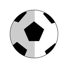 soccer ball  icon over white background. vector illustration