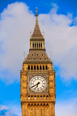 Fototapeta na wymiar Big Ben Clock Tower in London England