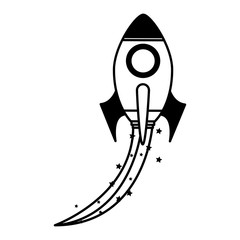 rocket launcher isolated icon vector illustration design