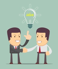 Business idea concept.