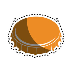 metal cap drink isolated icon vector illustration design