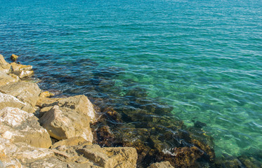 a rocky shore in Spain