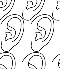 Human ear pattern