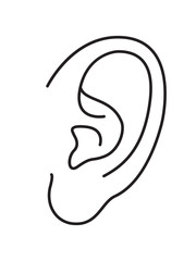 Human ear icon