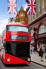 Muurstickers London bus Oxford Street W1 Westminster © lunamarina