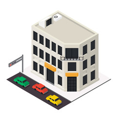 Vector isometric building icon