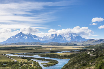 Fototapeta na wymiar Amazing National Park Torres del Paine, Patagonia, Chile