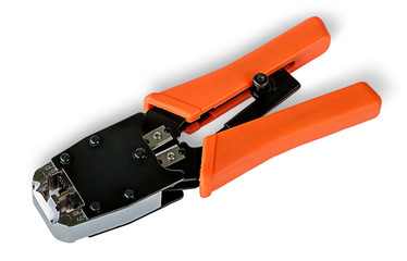 Crimping pliers for twisted pair