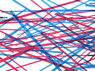 3d abstract with glass shapes.