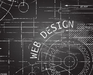 Web Design Blackboard Machine