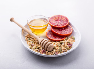 Honey and oats