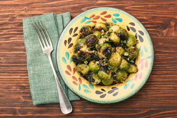 Homemade Roasted Brussel Sprouts