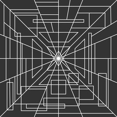 abstract lines background  Vector illustration.