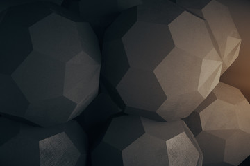 Dark geometric background