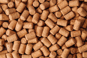 brown wine corks background