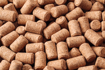brown wine corks background