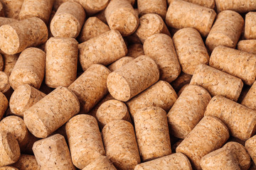 brown wine corks background