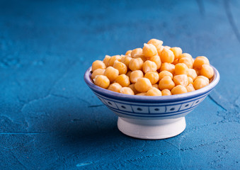 Chickpeas in a bowl