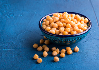 Bowl of garbanzo beans