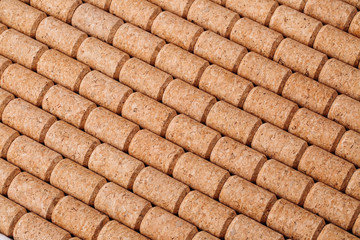 brown wine corks background