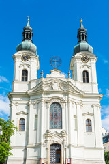 Fototapeta na wymiar Maria Magdalena church in Karlovy Vary, Czech Republic