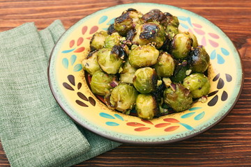 Homemade Roasted Brussel Sprouts