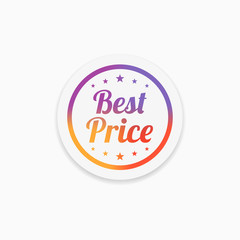 Best Price Label
