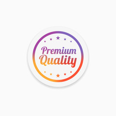 Premium Quality Label
