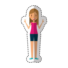 ribbon frame isolated icon vector illustration design