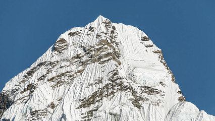 The top of Ama Dablam (6814 m) from South - Nepal, Himalayas