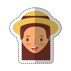 Fototapeta premium ribbon frame isolated icon vector illustration design