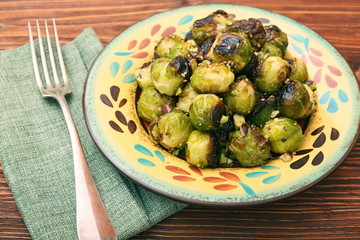 Homemade Roasted Brussel Sprouts
