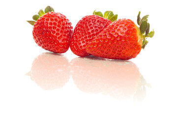 Strawberry With Reflection