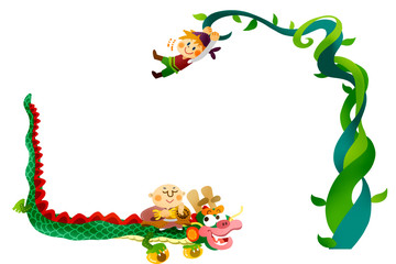 イラストによる枠