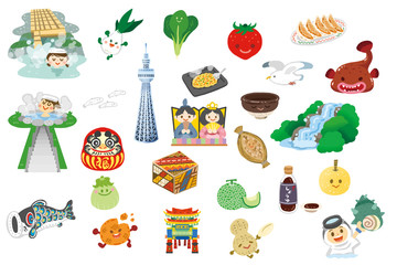 関東地方の名産品