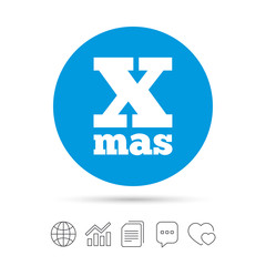 Happy new year sign icon. Xmas symbol.