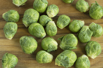 scattered brussel sprouts