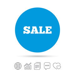 Sale sign icon. Special offer symbol.