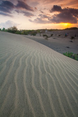 Fototapeta premium Sunset in Gumuk Pasir