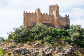 Fototapeta na wymiar Almourol Castle, Santarém, Portugal