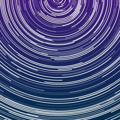 Illustration of Vector Star Trails Effect. Moving Lines HUD Futuristic User Interface Visualization Template