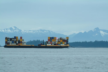 Container Barge, Alaska