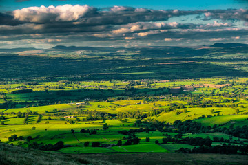 Scenic View From Pendle Hill