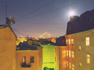 city rooftops