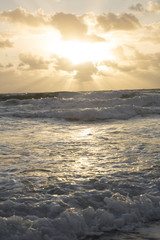 Fototapeta na wymiar Fort Lauderdale Sunrise on the Beach