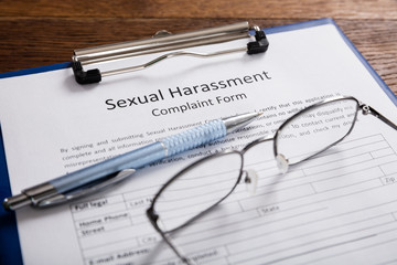 Sexual Harassment Complaint Form With Pen