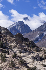 Obraz premium Mount Humphreys In The Clouds